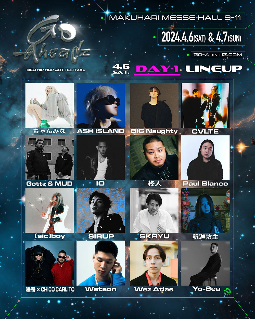 ラインナップ DAY1